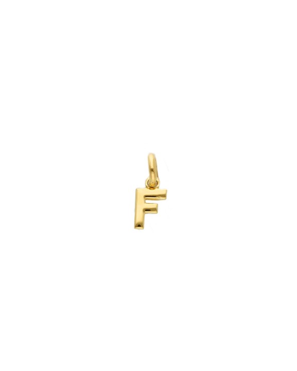 Armando Poggi Gold F Letter Charm- APSINO150GGF