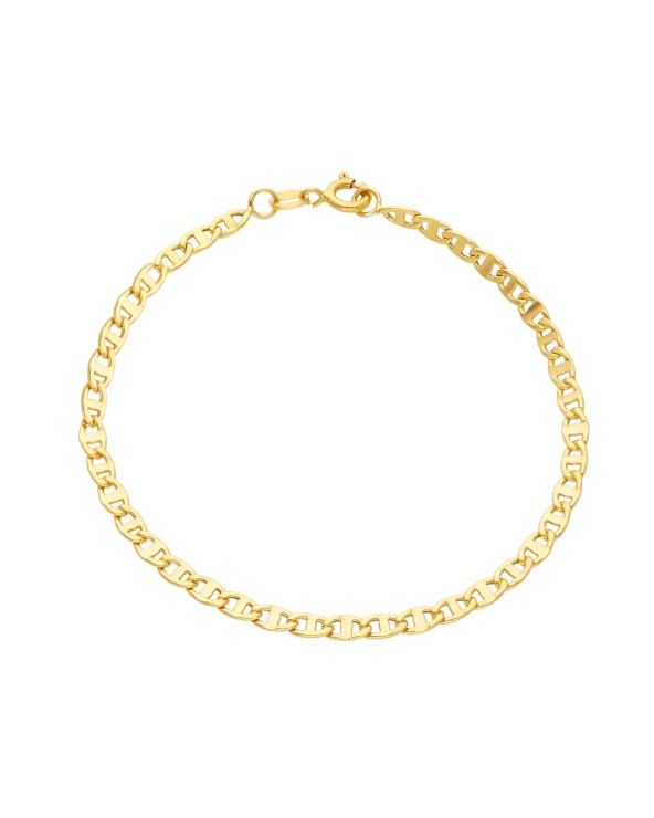 Armando Poggi Gold Flat Bracelet- APSVTP080GG19