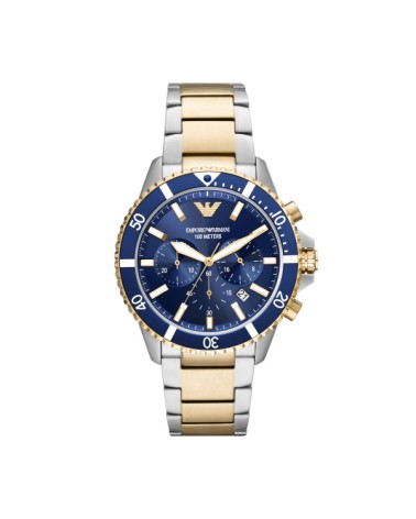 Emporio Armani Blue Dress Men Diver Watch 1.7 in- FEAR11362