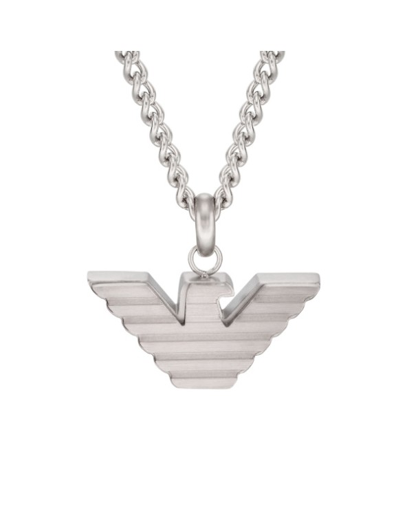 Emporio Armani Necklace Men Logo Essential- FEEGS2916040