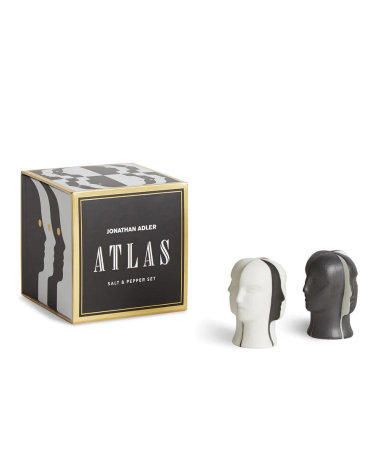 Jonathan Adler Atlas Salt & Pepper Set- JO29409