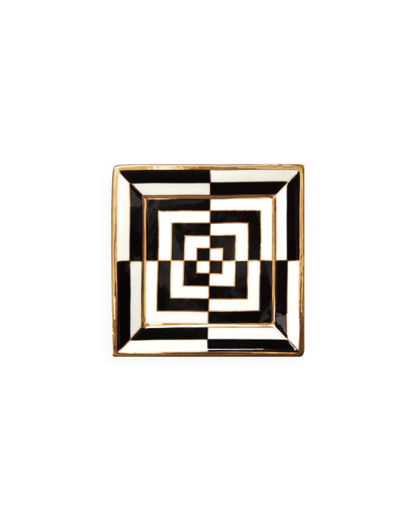 Jonathan Adler Op Art Square Tray- JO27286