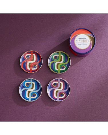 Jonathan Adler Madrid Coasters - Set Of 4 - Multi- JO33166