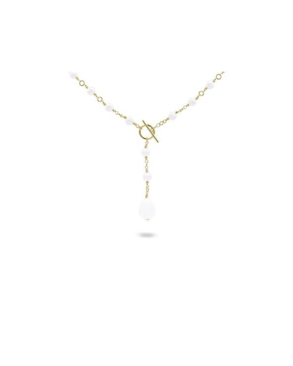 Rue des Mille T-BAR rosary necklace- RUGR-019 M5 AU