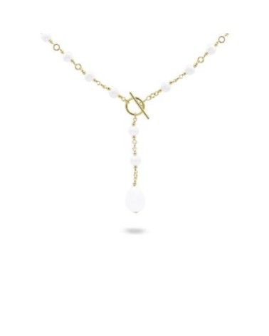 Rue des Mille T-BAR rosary necklace- RUGR-019 M5 AU