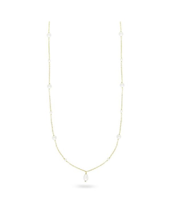 Rue des Mille Long necklace pearl drop central- RUCL-019 M3 AU