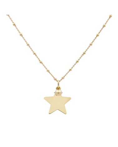 Rue des Mille Necklace with star-shaped pendant- RUCL-001 S STE