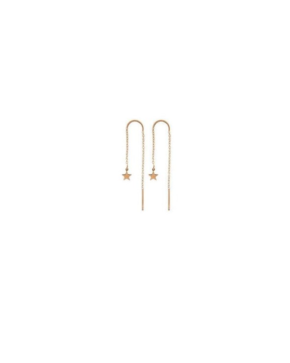 Rue des Mille Star pendant chain earrings- RUOR-002 CAT STE