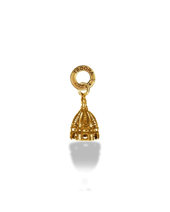 Tedora copy of Rose gold plated Florence dome pendent-