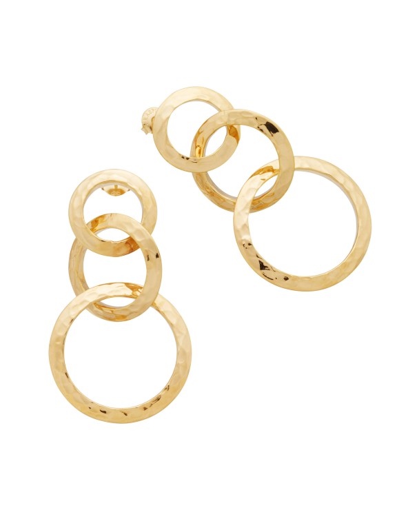 Giovanni Raspini Blade Gold Waterfall Earrings- GV12104