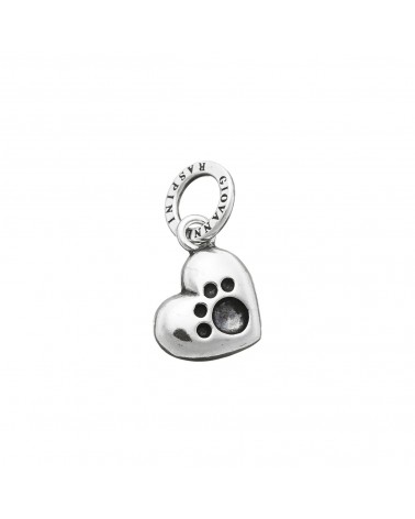 Giovanni Raspini Heart Dog Charm- GV6051