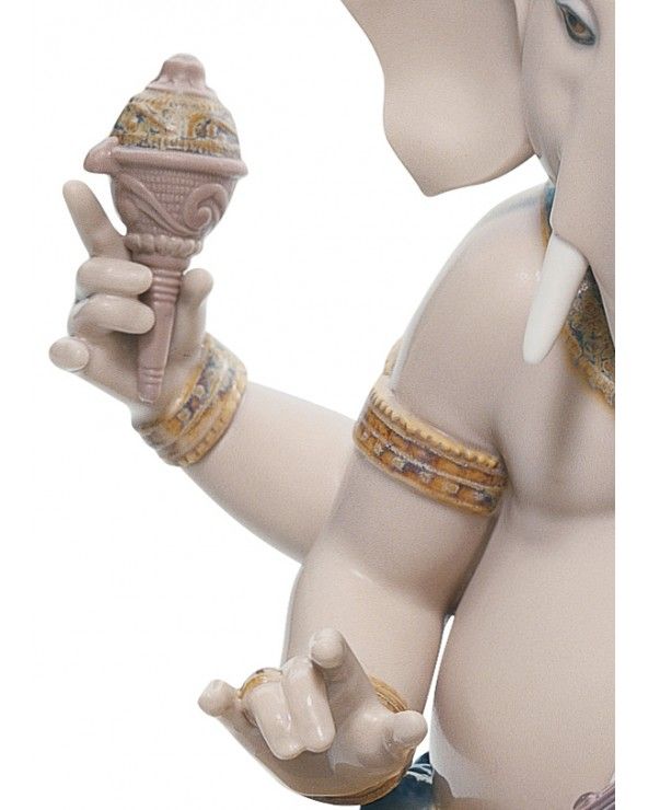 Lladrò Figurina ganesha con veena