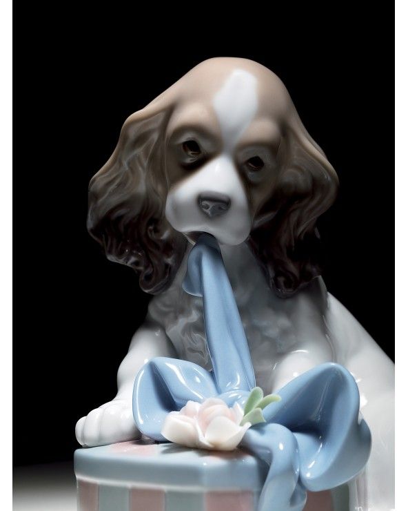 Can't Wait Dog Figurine