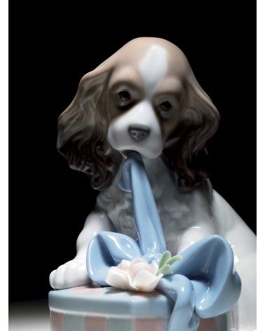 Can't Wait Dog Figurine