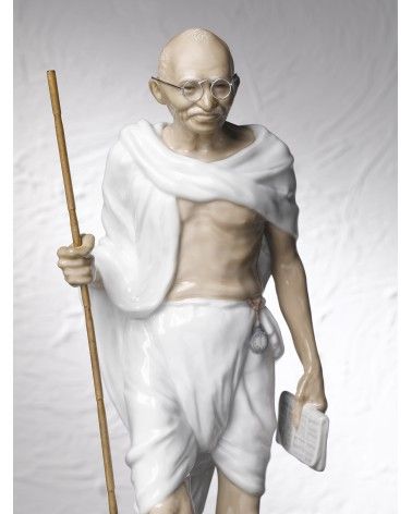 Lladrò Figurina mahatma gandhi