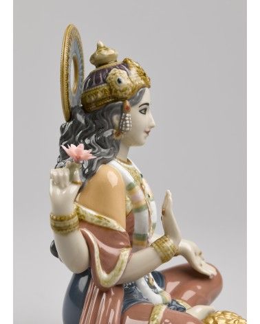 Lladrò Figurina dea lakshmi