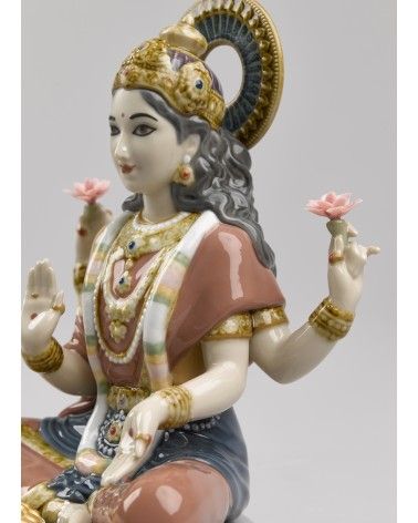 Lladrò Figurina dea lakshmi