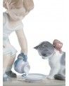 Kitty's Breakfast Time Figurine