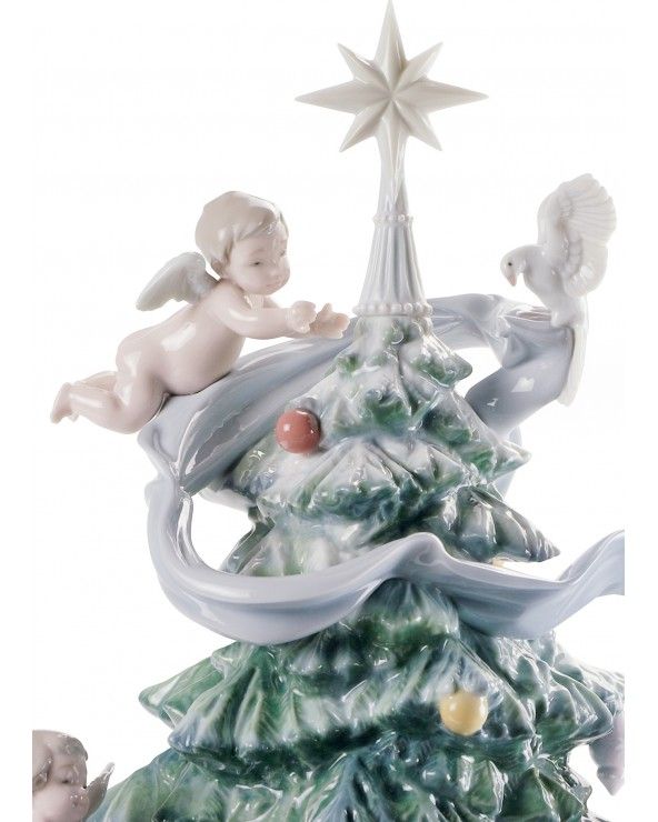 Lladrò Figurina grande albero di natale. Edizione limitata