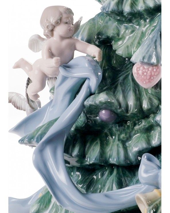 Lladrò Figurina grande albero di natale. Edizione limitata