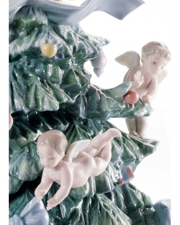 Lladrò Figurina grande albero di natale. Edizione limitata