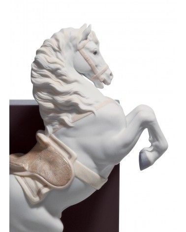 Horse on Courbette Figurine