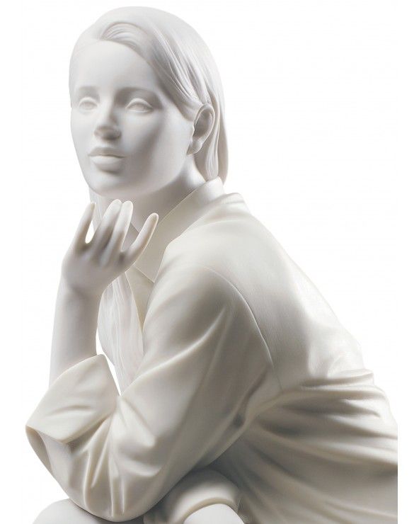 In My Thoughts Woman Figurine