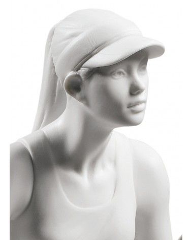 Lady Tennis Player Figurine