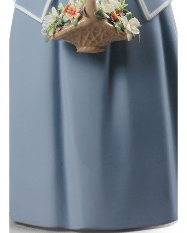 Garden Blossoms Woman Figurine