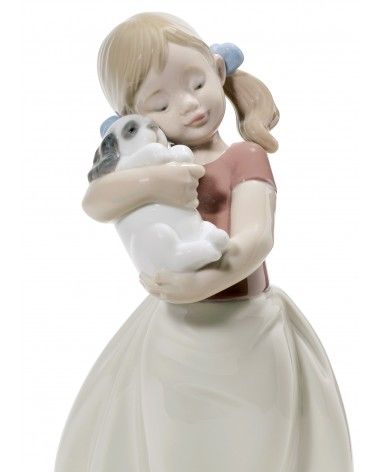 My Sweet Little Puppy Girl Figurine