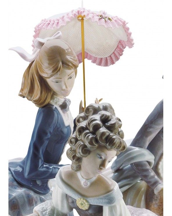 Lladrò Scultura tre sorelle. Edizione limitata