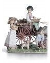 Enchanted Outing Children Sculpture. Limited Edition