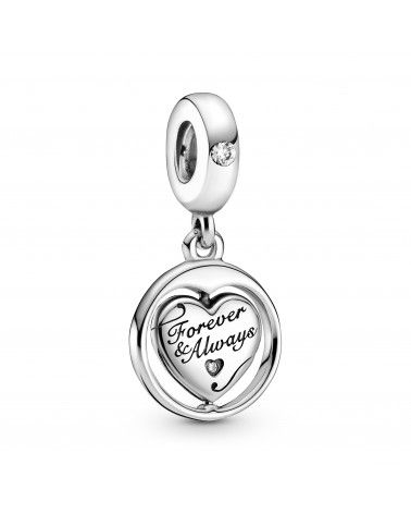 Charm pendente girevole Anima gemella Forever & Always