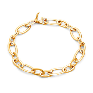 Collana Maglia Ovale Bold Dorata