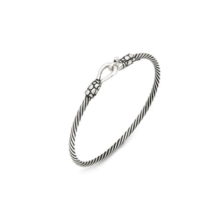 Bracciale rigido Croco