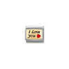 Link Composable Classic Ti Amo con Cuore Rosso