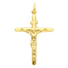 Charm Ciondolo Oro 18 Kt Croce Grade con Cristo