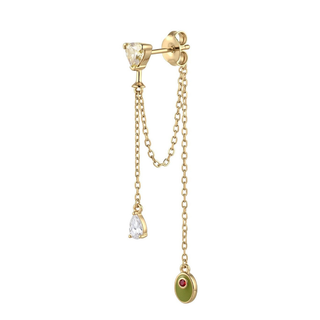 Bond Dirty Gold-Plated Silver Earring
