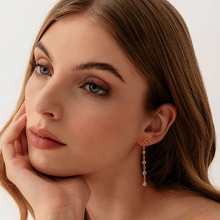 Charmi Mirabelle Orecchini Pendente Argento Dorato