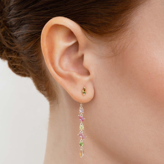 Charmi Primavera Silver Dangle Earring