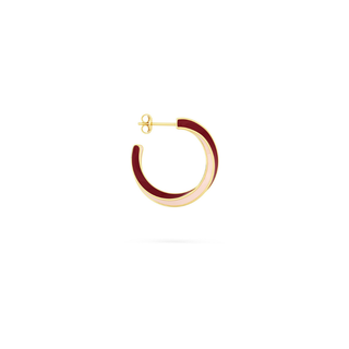 Hoop Berry Gold-Plated Silver Hoop Earring