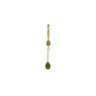 Hoop Club Gold-Plated Silver Earring