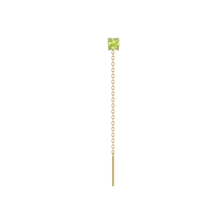 Lovli Luce Orecchino Saliscendi Argento Dorato -Lime