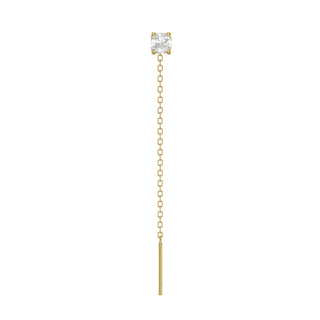 Lovli Luce Orecchino Saliscendi Argento - Rosa
