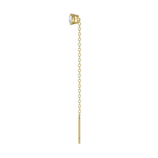 Lovli Luce Orecchino Saliscendi Argento - Rosa
