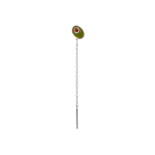 Lovli Olivette Orecchino Saliscendi Argento