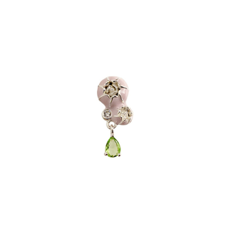 Peony Silver Plated Earring