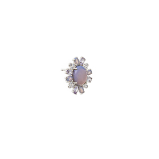 Orecchino Lilac Placcato Argento