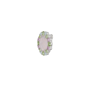 Lilypad Silver Earring