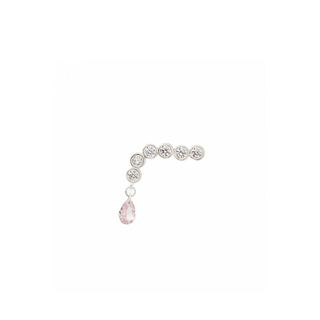 Orecchino Rosalia Placcato Argento